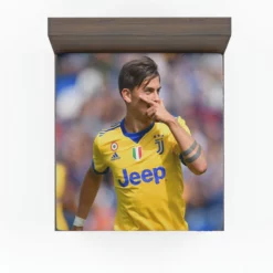 Paulo Bruno Dybala spright Football Player Fitted Sheet