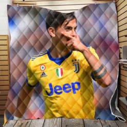 Paulo Bruno Dybala spright Football Player Quilt Blanket