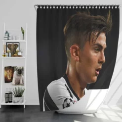 Paulo Bruno Dybala vivacious Football Player Shower Curtain