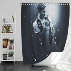 Paulo Dybala Clever sports Player Shower Curtain