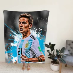 Paulo Dybala Honorable Soccer Player Fleece Blanket