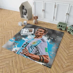 Paulo Dybala Honorable Soccer Player Rug 1