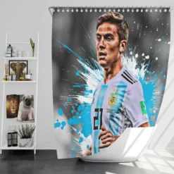 Paulo Dybala Honorable Soccer Player Shower Curtain