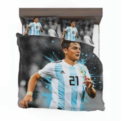 Paulo Dybala athletic Soccer Player Bedding Set 1