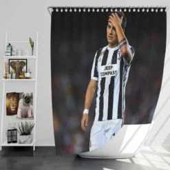 Paulo Dybala committed sports Player Shower Curtain