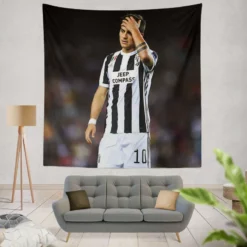 Paulo Dybala committed sports Player Tapestry