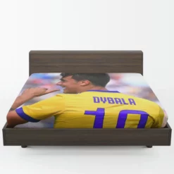 Paulo Dybala confident Soccer Player Fitted Sheet 1