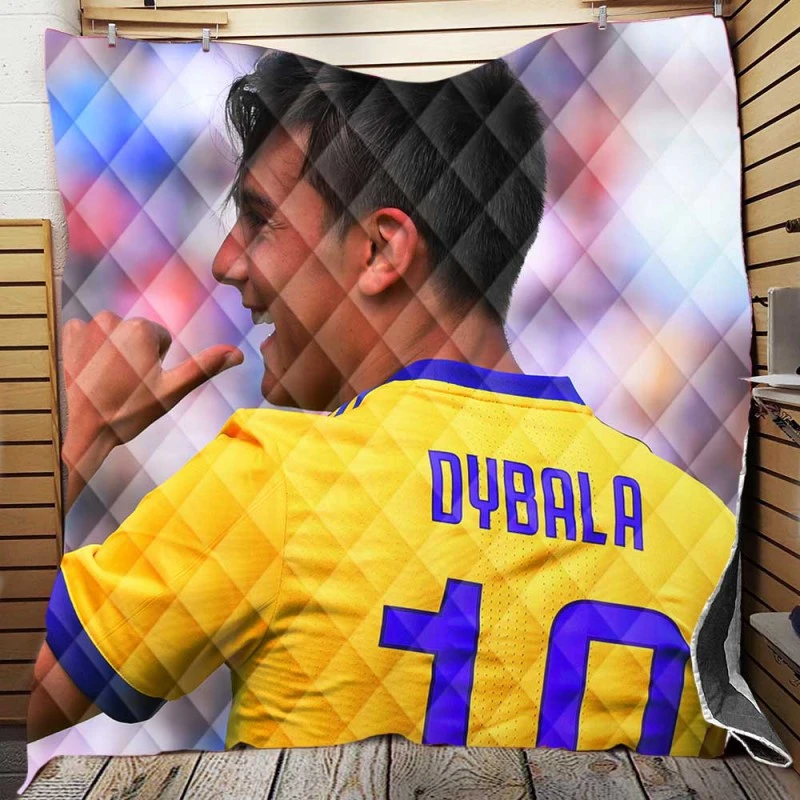 Paulo Dybala confident Soccer Player Quilt Blanket