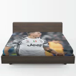 Paulo Dybala elite Juve sports Player Fitted Sheet 1