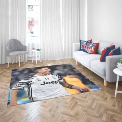 Paulo Dybala elite Juve sports Player Rug 2