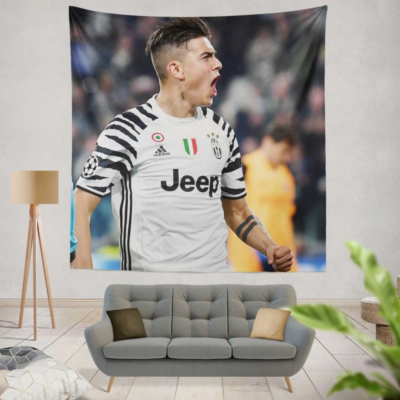 Paulo Dybala elite Juve sports Player Tapestry