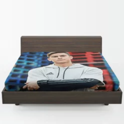 Paulo Dybala encouraging Juve Football Player Fitted Sheet 1