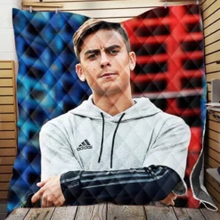 Paulo Dybala encouraging Juve Football Player Quilt Blanket