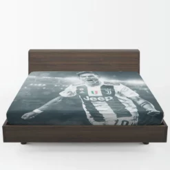 Paulo Dybala euphoric Footballer Player Fitted Sheet 1