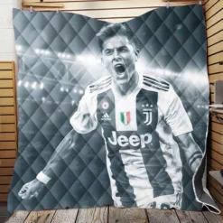 Paulo Dybala euphoric Footballer Player Quilt Blanket