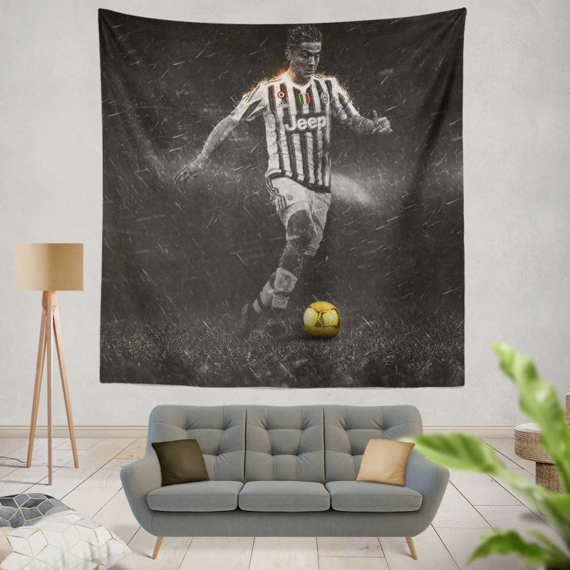 Paulo Dybala extraordinary Football Player Tapestry