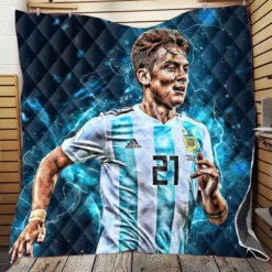 Paulo Dybala fit sports Player Quilt Blanket
