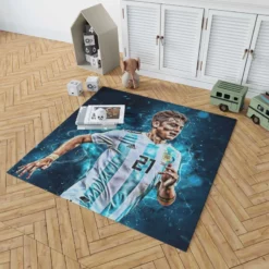 Paulo Dybala fit sports Player Rug 1