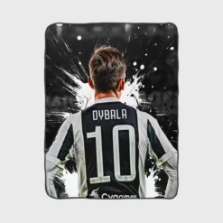 Paulo Dybala flexible Football Player Fleece Blanket 1