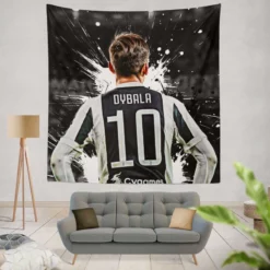 Paulo Dybala flexible Football Player Tapestry