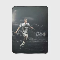 Paulo Dybala gracious Footballer Player Fleece Blanket 1