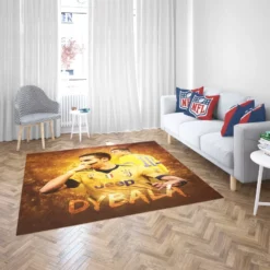 Paulo Dybala hardworking sports Player Rug 2