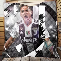 Paulo Dybala improving sports Player Quilt Blanket