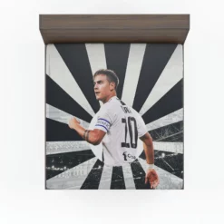 Paulo Dybala sportive Football Player Fitted Sheet