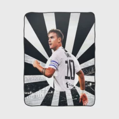 Paulo Dybala sportive Football Player Fleece Blanket 1