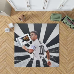 Paulo Dybala sportive Football Player Rug