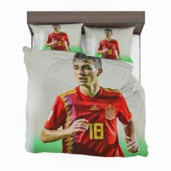 Pedri Energetic Spanish Football Player Bedding Set 1