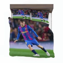 Pedri Exciting Barcelona Football Player Bedding Set 1