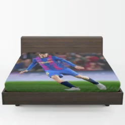 Pedri Exciting Barcelona Football Player Fitted Sheet 1