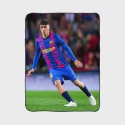 Pedri Exciting Barcelona Football Player Fleece Blanket 1