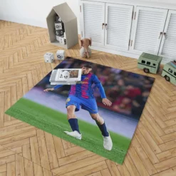 Pedri Exciting Barcelona Football Player Rug 1