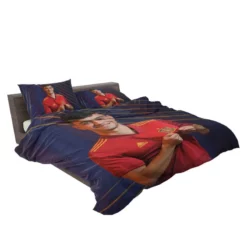 Pedri Spanish Spirited Football Player Bedding Set 2