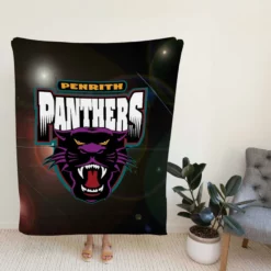 Penrith Panthers Australian Professional rugby football club Fleece Blanket
