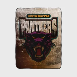 Penrith Panthers Popular Australian Rugby Club Fleece Blanket 1