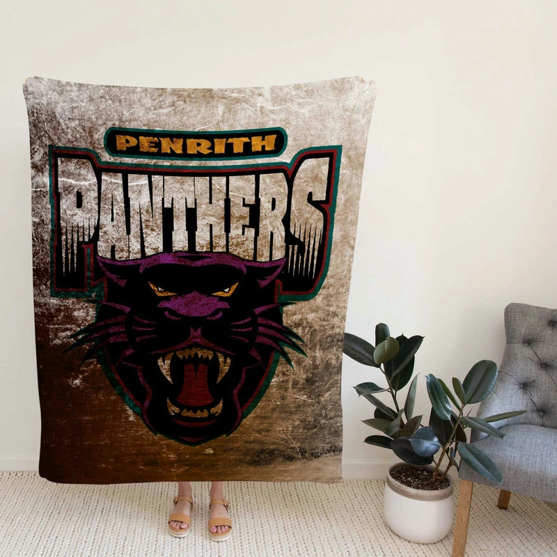 Penrith Panthers Popular Australian Rugby Club Fleece Blanket