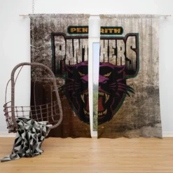 Penrith Panthers Popular Australian Rugby Club Window Curtain