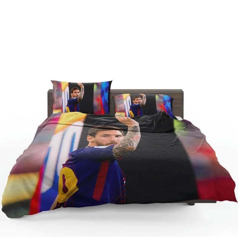 Persistent Barca Soccer Player Lionel Messi Bedding Set