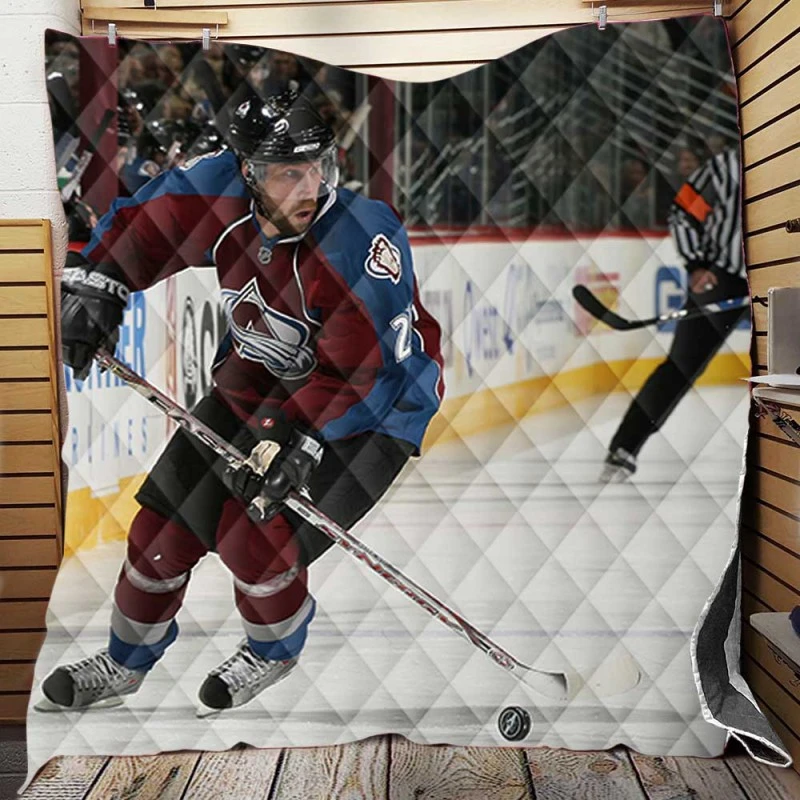 Peter Forsberg Excellent NHL Hockey Player Quilt Blanket