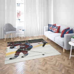 Peter Forsberg Excellent NHL Hockey Player Rug 2