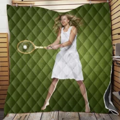 Petra Kvitova Excellent Tennis Player Quilt Blanket