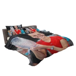 Petra Kvitova Powerful Tennis Player Bedding Set 2