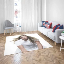 Petra Kvitova Spirited Tennis Player Rug 2