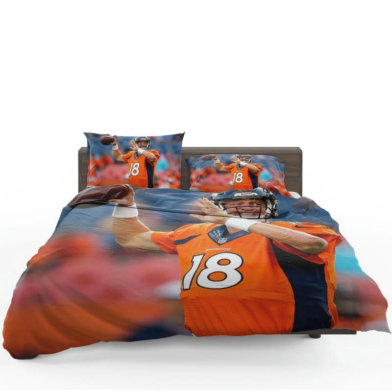 Peyton Manning American Football Quarterback Bedding Set