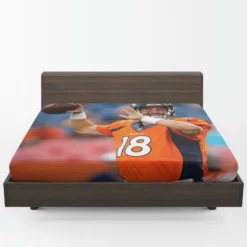 Peyton Manning American Football Quarterback Fitted Sheet 1