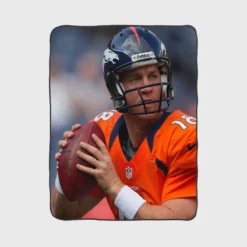 Peyton Manning Energetic NFL Football Player Fleece Blanket 1