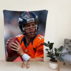 Peyton Manning Energetic NFL Football Player Fleece Blanket
